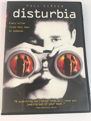 Disturbia Full Screen DVD Ships Free Same Day With Tracking