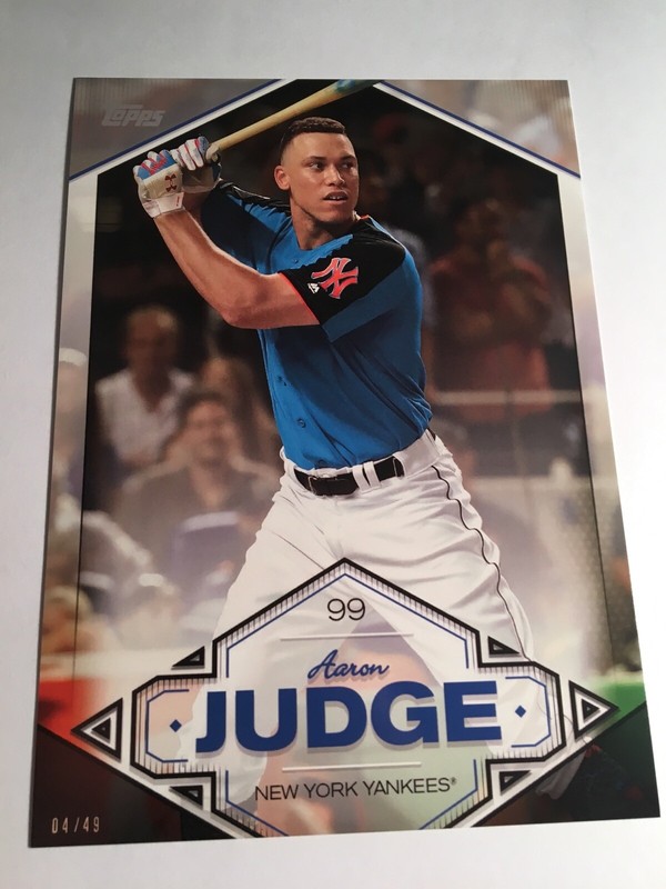 2019 Topps Aaron Judge Highlights Jumbo 5x7 Yankees /49 AJ19
