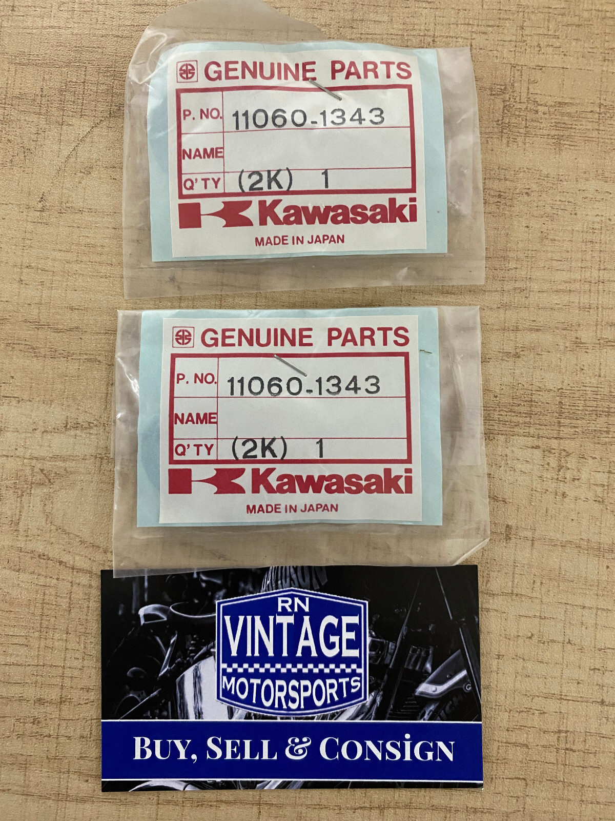 うゆー NOS Kawasaki ZX600 Gaskets Part # 11060-1343 Included 2
