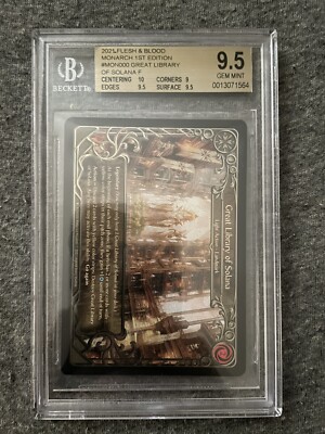 その他 FAB Great Library of Solana Cold Foil Auction Prices Realized Tcg Cards 2021 FLESH AND BLOOD