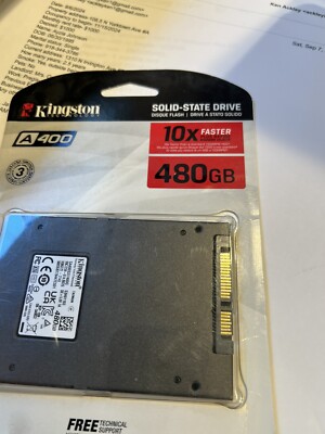 Kingston A400 SSD 2.5 480GB SATA III Solid State Drive