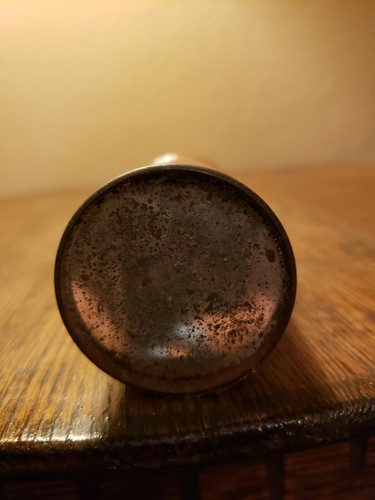 Beautiful Vintage  Schilling Paprika ROUND Spice Tin ~ 2 Oz ~S.F.,Ca