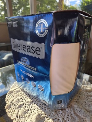 NIB Allerease Waterproof Zippered Queen Mattress Protector Maximum Comfort