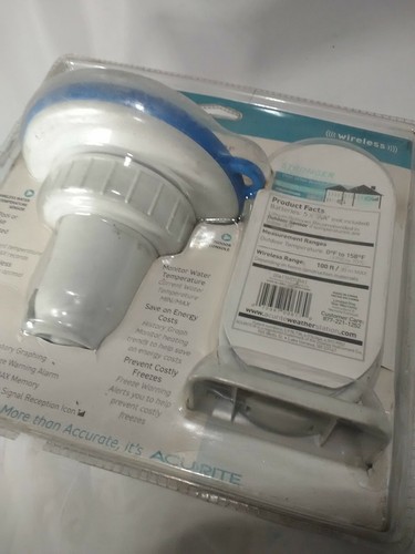 AcuRite Wireless Digital Floating Pool Spa Thermometer Weather Center Sensor