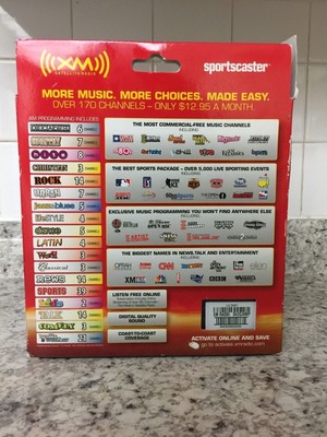 XM Satellite Radio Car Kit Sportscaster RVK101A NEW in Open Box