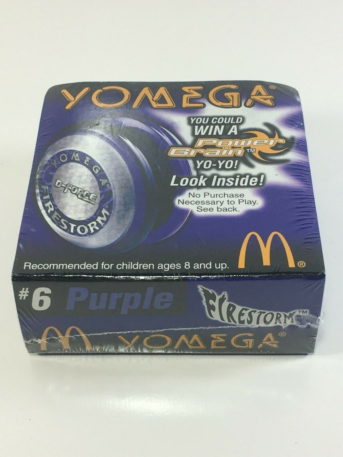 NEW Rare McDonald's 2000 Yomega Firestorm D-Force YO-YO #6 Purple