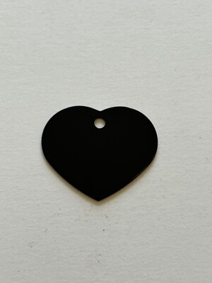 Custom Engraved  Personalized Heart Shape Pet ID Tag-2 Sizes-10 Color Choices