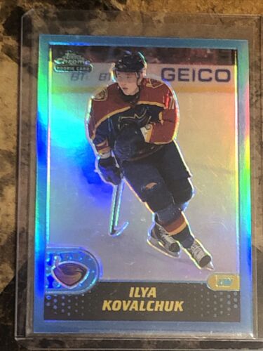 ILYA KOVALCHUK 2001-02 Topps Chrome #149 REFRACTOR Rookie Card RC SP Rare. rookie card picture