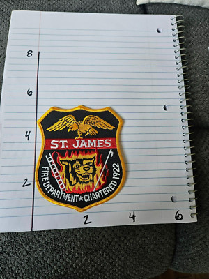 ST JAMES FIRE DEPARTMENT PATCH SUFFOLK COUNTY NY LONG ISLAND