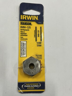 Irwin Hanson 8mm X 1.25 Metric Self-Aligning Hex Die 1799501 Right Hand