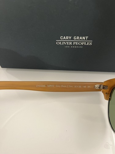 Pre-owned Oliver Peoples Desmon G-15 Polarized Sun 48mm Tuscany Msrp$545 Cumberbatch's Fav In Green