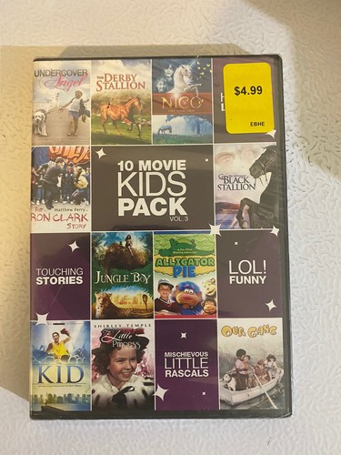 10 Movie Kids Pack, Vol. 3 (DVD, 2011, 2-Disc Set) Echo
