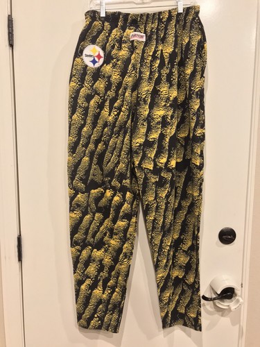 Vtg 90s NEW Nixz Pittsburgh Steelers Pants Hammer Parachute
