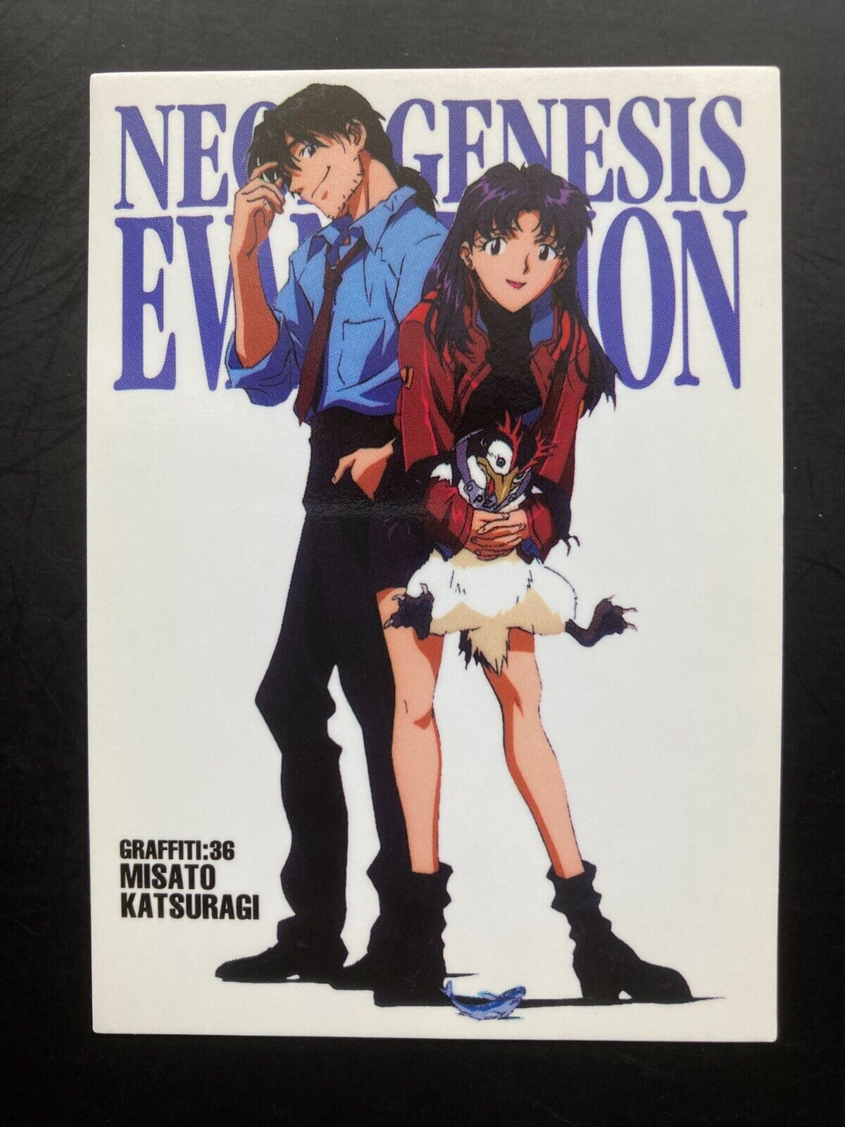 MISATO RYOHJI KAJI PEN PEN Evangelion Card TCG Japanese MISATO RYOHJI KAJI PEN PEN Evangelion Card TCG Japanese