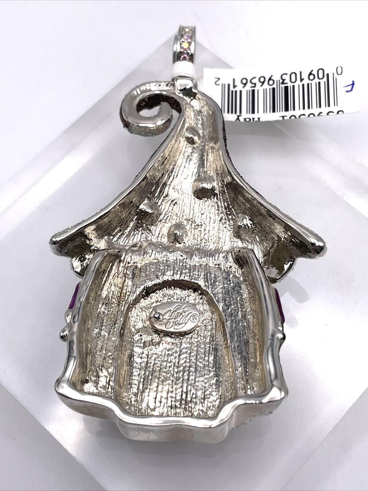 Kirks Folly Enchanted Autumn Fairy House Enhancer Pendant - Silvertone - NWT