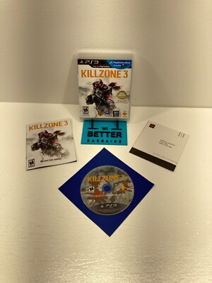 Killzone 3 3D Compatible Game PS3 (PlayStation Move) *LN/MINT* CIB W/MANUAL+REG!