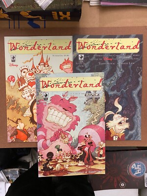 Wonderland #1, 2, 5 Kovac Liew Disney SLG 2006 NM  1st Print