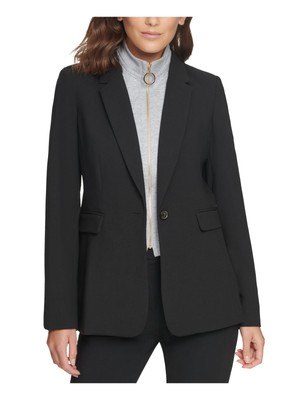 

Женский черный съемный свитер с воротником-стойкой DKNY Wear To Work Blazer Jacket, UG0J7766