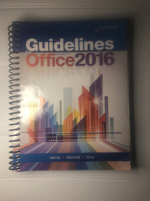 Guidelines for Microsoft Office 2016 Spiral-bound 