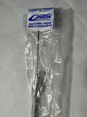 Canton Engine Oil Dipstick 20-854; Universal Thread-in Braided Aluminum 1/4  NPT