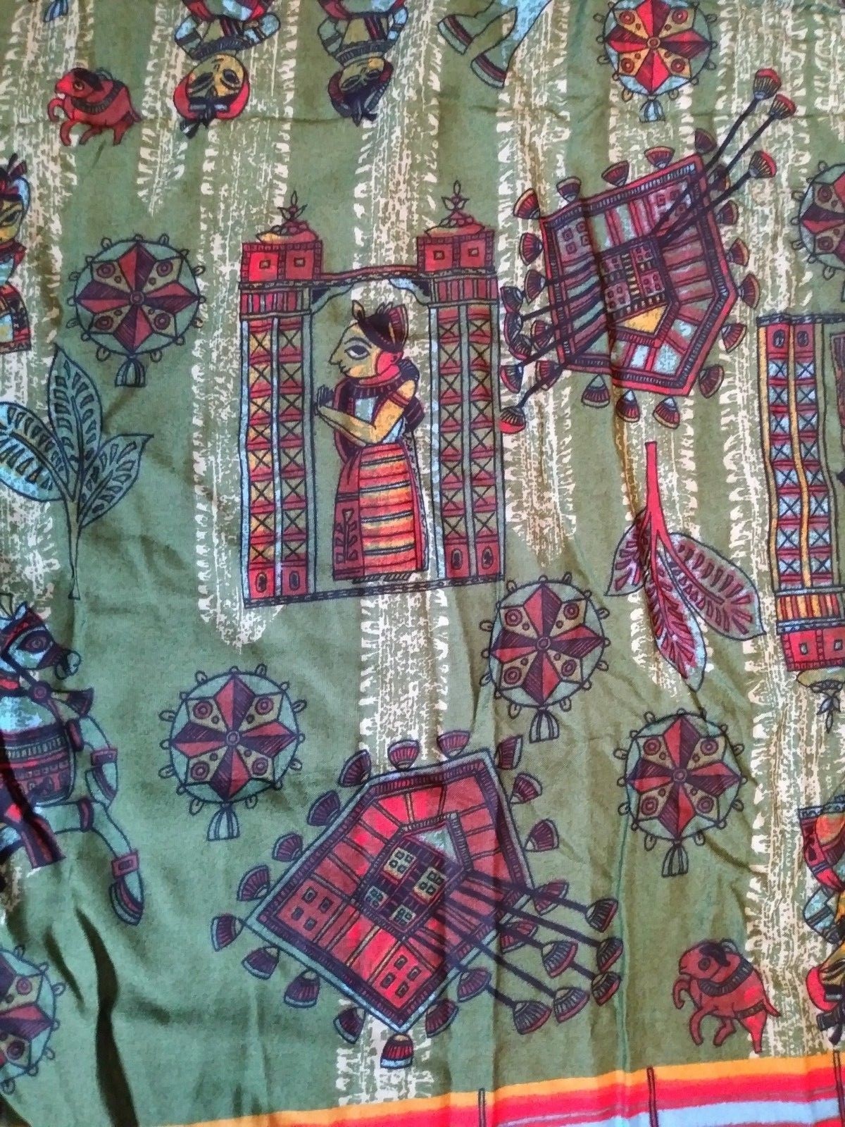 VINTAGE 1960'S LOOMSKILL FABRIC 2 YARDS-88