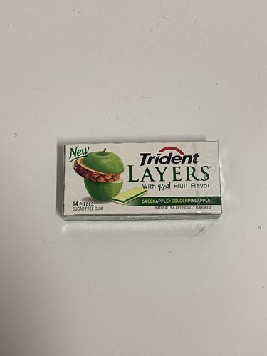 Trident Layers Greenapple + Golden Pineapple Gum Discontinued