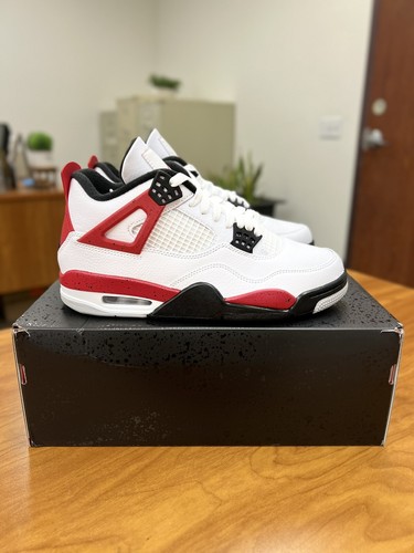 Nike Air Jordan 4 Red Cement - Men Size 9.5 #DH6921-161 Brand New