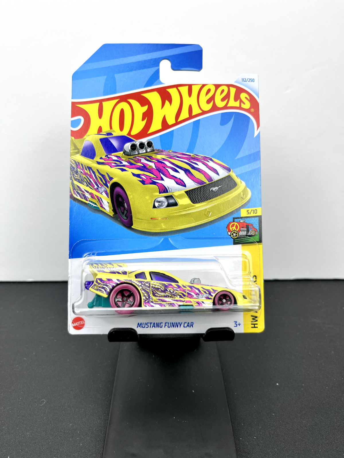 Hot Wheels 2024 Mainline M Case HW Art Cars Mustang Funny