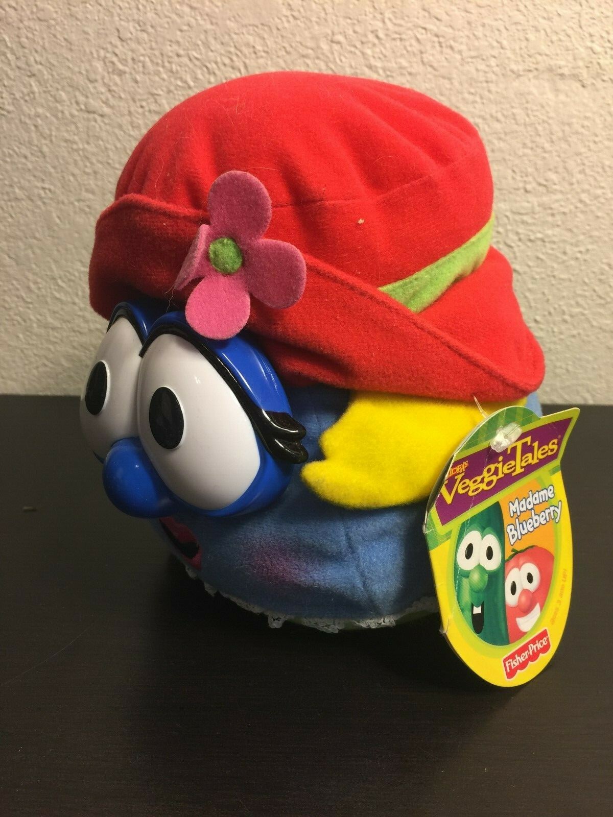 Rare VeggieTales Madame Blueberry Plush Fisher Price 2000 with Tag