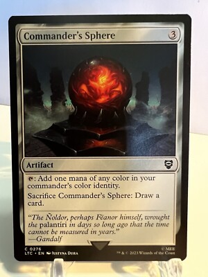 COMMANDER'S SPHERE mtg NM-M Tales of Middle-Earth Commander English EDH Card