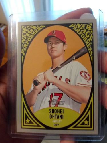 大谷翔平　2019 TOPPS HERITAGE SHOHEI OHTANI 1D--2019 TOPPS HERITAGE BASEBALL SHOHEI OHTANI NEW AGE