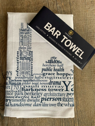 NEW YALE UNIVERSITY Kitchen/Bar 100% Cotton Towel 20