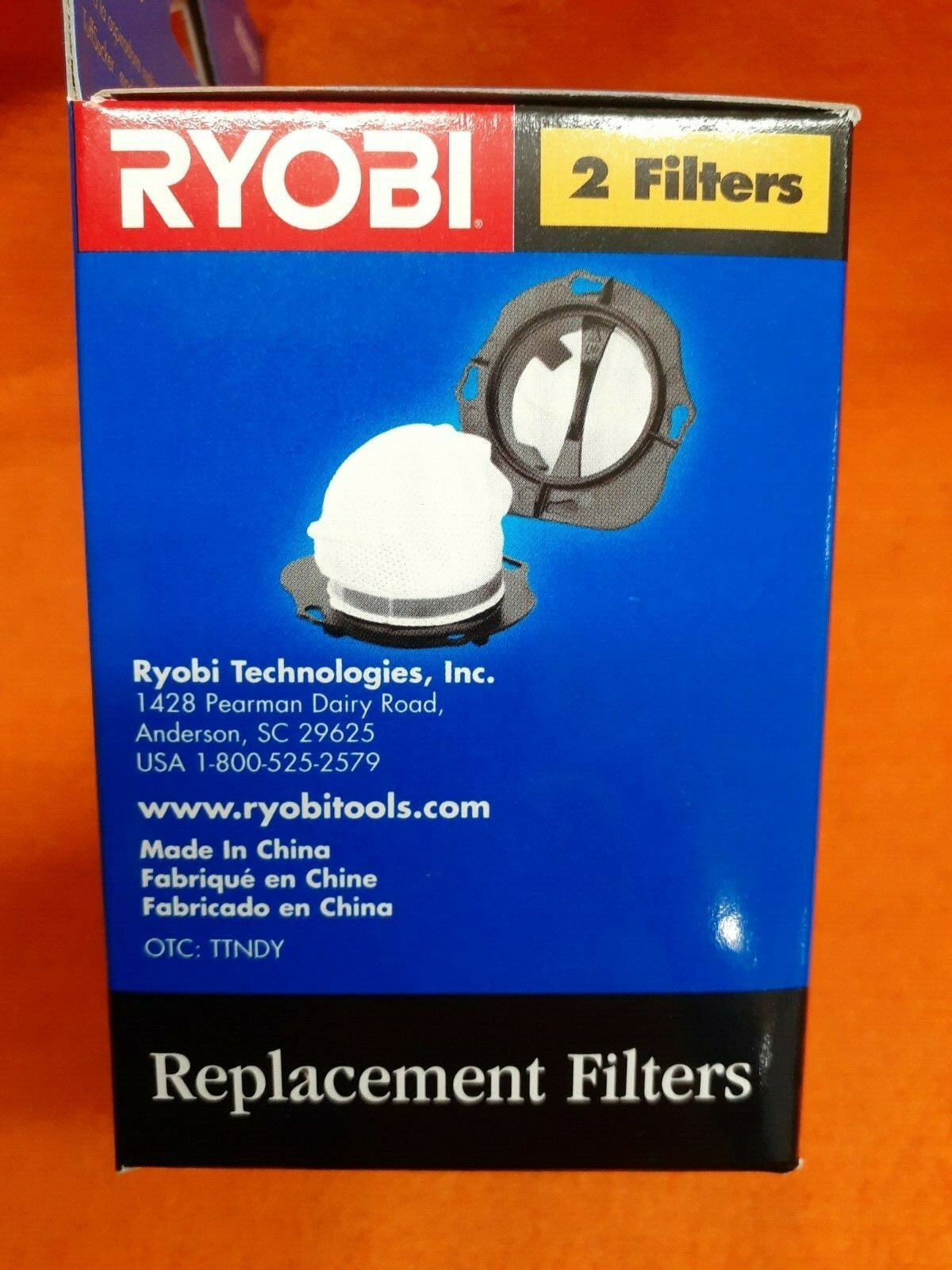 Ryobi Vacuum Replacement Filters A32VC03 2Pack Verde Parts Appliance Parts Store