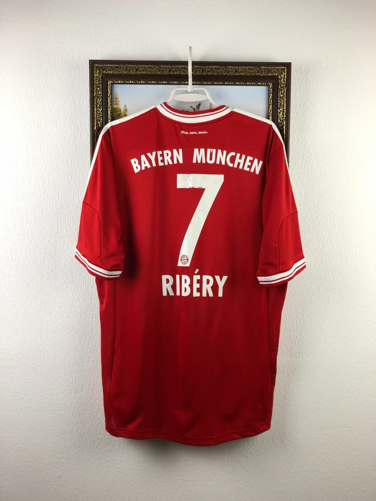 Bayern Munich Home football shirt 2013 Soccer #7 Ribery