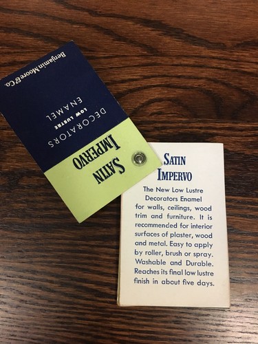 Satin Impervo Fan Deck Benjamin Moore & Co.