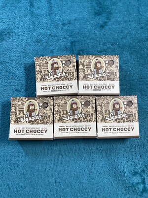 Hot Choccy Dr Squatch Soap Limited Edition 5 Pack Medium Grit Cocoa Nibs Xmas