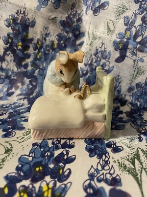 Royal Albert Beatrix Potter Peter In Bed Figurine 