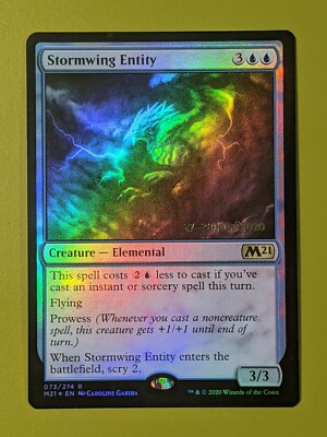 FOIL PRERELEASE PROMO Stormwing Entity x1 Core Set 2021 M21 1x MTG