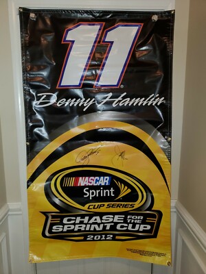 Denny Hamlin #11 2012 Chase For Sprint Cup Banner Denny Hamlin and Joe Gibbs