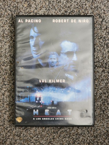 Heat DVD Widescreen Al Pacino, Robert De Niro, Val Kiilmer