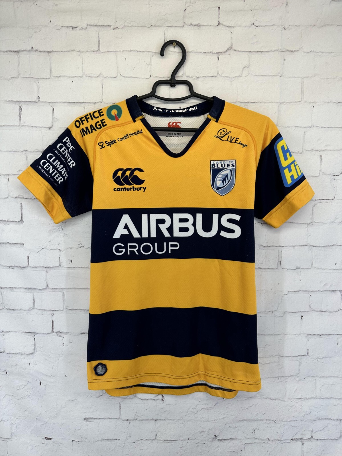 デッドストック canterbury CARDIFF BLUES Jersey1 CARDIFF BLUES 2015 2016 RUGBY JERSEY SHIRT CANTERBURY