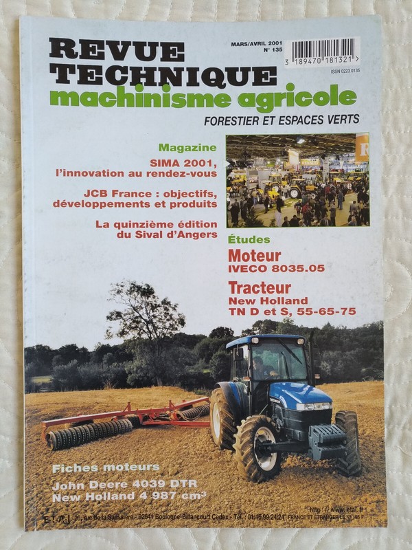 Revue Technique Tracteur New Holland Tn 55 65 75 Tn55 Tn65 Tn75 Moteur Iveco