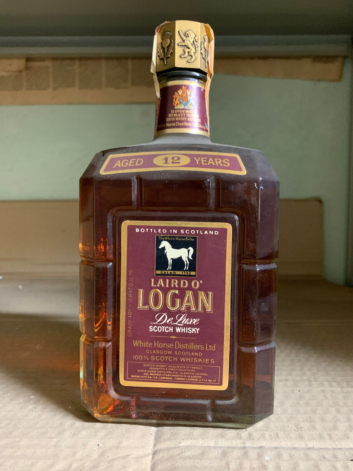 LAIRD O' LOGAN AGED 12 YEARS VINTAGE SCOTCH WHISKY CL. 75 | eBay LAIRD O' LOGAN AGED 12 YEARS VINTAGE SCOTCH WHISKY CL. 75 | eBay