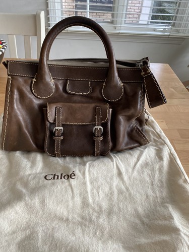 00s Vintage Chloe Edith Leather Hand Bag