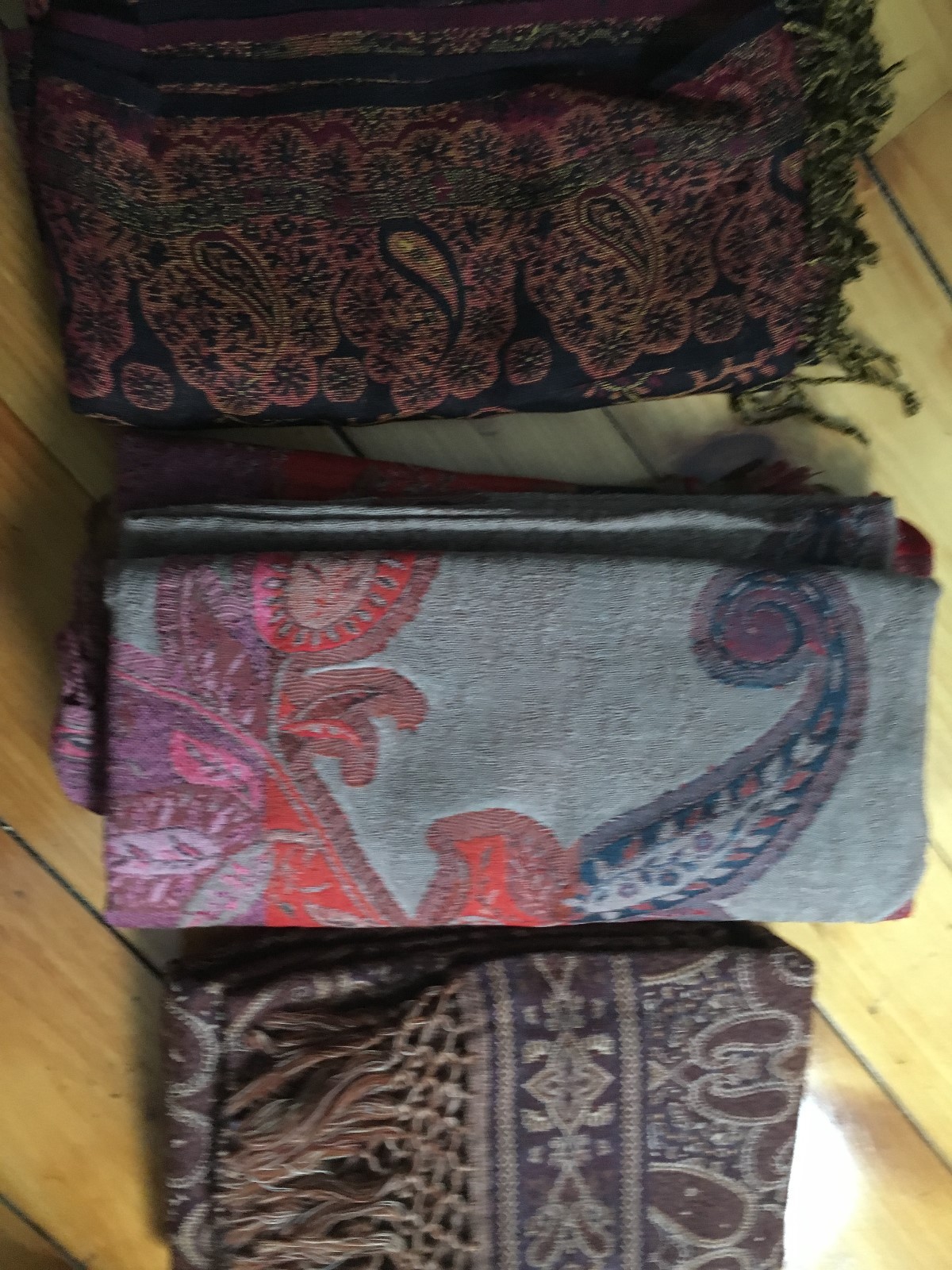 LADIES GIANT SHAWL/WRAPS SCARF lot of 3