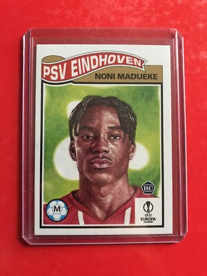 Topps Living Set Ucl Noni Madueke Rookie Psv Eindhoven #449 Mint Card