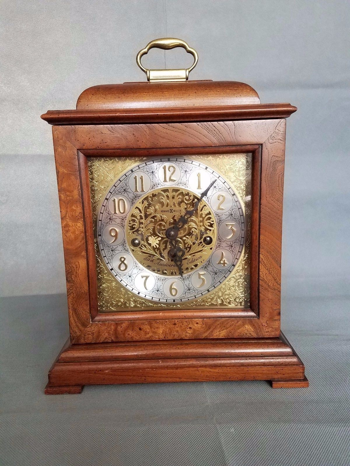 Howard Miller 59th Anniversary Key Wound Mantel Clock 612