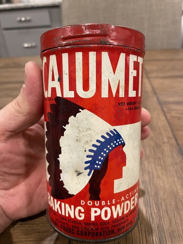 ヴィンテージ Calumet ベーキングパウダー缶 4点セット ヴィンテージ Calumet ベーキングパウダー缶 4点セット