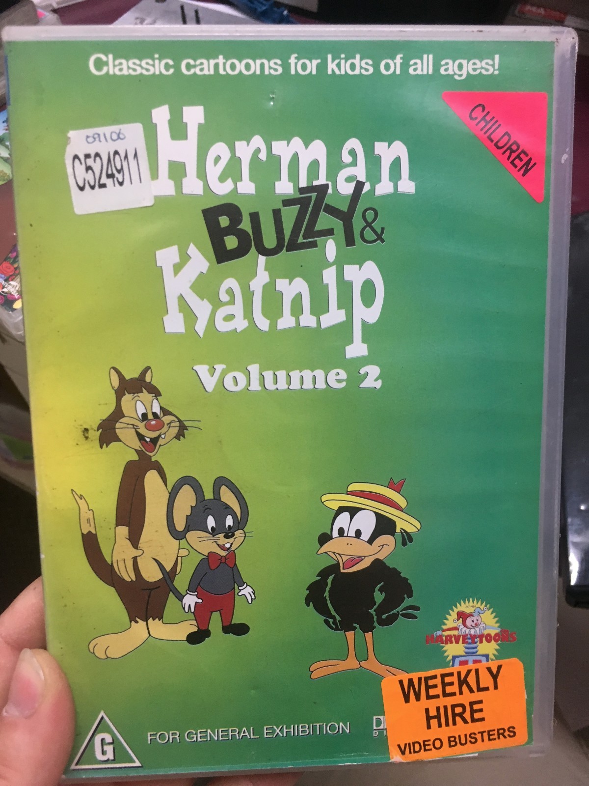 Herman, Buzzy And Katnip Volume 2 ex-rental region 4 DVD
