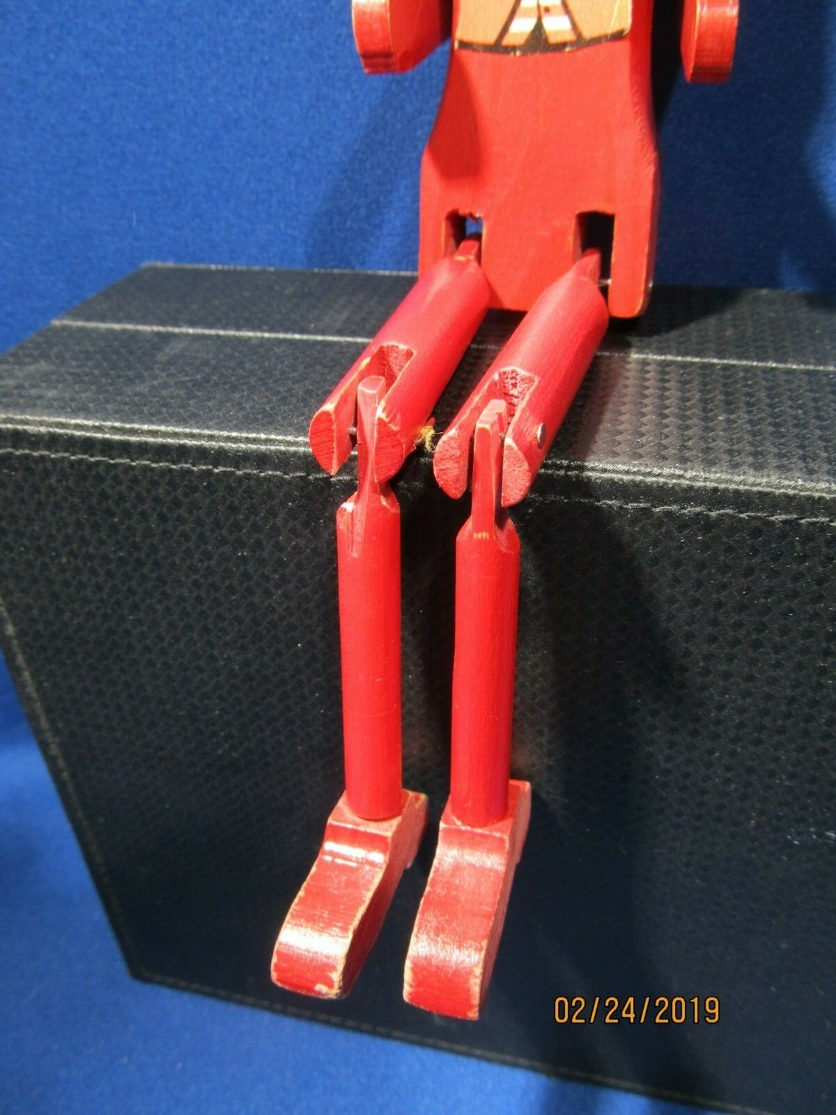 An antique Ragtime, Dancin'-Dan, Black Americana Dixieland, Wooden Doll Toy